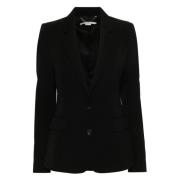 Zwarte Iconische Regular Blazer Vrouwen Stella McCartney , Black , Dam...