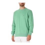 Essential Terry Crewneck Sweater Groen Tommy Hilfiger , Green , Heren