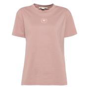 Mini Heart T-Shirt Stella McCartney , Pink , Dames