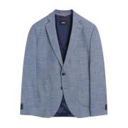 Casual blazer met unieke structuur Cinque , Blue , Heren