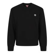 Zwarte Sweatshirt Verhoog Garderobe Stijl Kenzo , Black , Heren