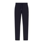 Blauwe Sweatpants Verhoog Casual Garderobe Stijl Emporio Armani EA7 , ...