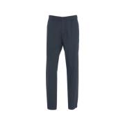 Stijlvolle Blauwe Broek Elastische Taille Transit , Blue , Heren