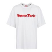 Heren Stijlvol Wit T-Shirt Kenzo , White , Heren