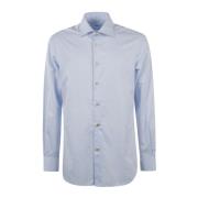 Casual herenoverhemd Kiton , Blue , Heren