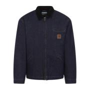 Blauwe Jas voor Mannen Stijlvol Ss25 Carhartt Wip , Blue , Heren