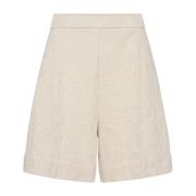 Jacquard Kwaliteit Shorts & Knickers MOS Mosh , Beige , Dames