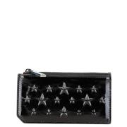 Pre-owned Leather wallets Jimmy Choo Pre-owned , Black , Dames