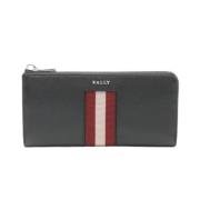 Pre-owned Leather wallets Bally Pre-owned , Black , Heren