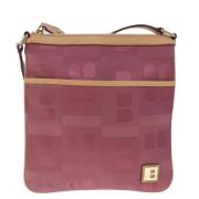 Pre-owned Canvas shoulder-bags Bally Pre-owned , Pink , Dames