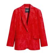 Stijlvolle Damesjas Katoenmix Desigual , Red , Dames