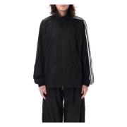 Zwarte 3-Stripes Nylon Shell Jas Y-3 , Black , Heren