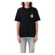 Zwarte Starburst Tee T-Shirts & Polos Amiri , Black , Heren