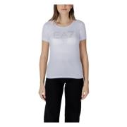 Katoenen T-shirt met korte mouwen collectie Emporio Armani EA7 , White...