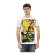 Korte Mouw Ronde Hals T-shirt Trussardi , Multicolor , Heren