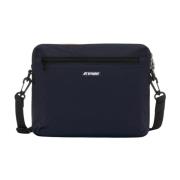 Blauwe Diepte Borsa K-Way , Blue , Heren