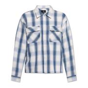 Shirt Seizoen Flanel Represent , Blue , Heren