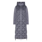 Lange Puffer Parka Jas voor Vrouwen Duno , Gray , Dames