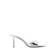 Zilveren Leren Pumps - Ronde Neus Paris Texas , Gray , Dames