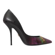 Multicolor exotische leren hakpompen schoenen Dolce & Gabbana , Multic...