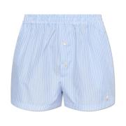 Lingerie-stijl shorts Moschino , Blue , Dames