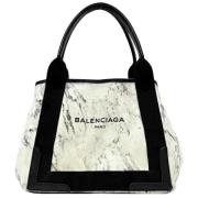 Pre-owned Canvas totes Balenciaga Vintage , White , Dames