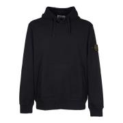 Zwarte Biologisch Katoen Fleece Sweater Stone Island , Black , Heren