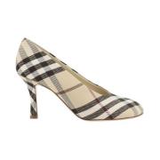 Geruite Baby Pumps met Stiletto Hak Burberry , Multicolor , Dames