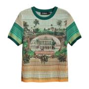 Korte mouwen T-shirt collectie Desigual , Multicolor , Dames