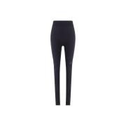 Slim Fit Thermische Leggings met Elastische Tailleband MM6 Maison Marg...