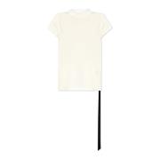 T-shirt Small Level T Rick Owens , White , Dames