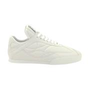 Logo Patch Leren Sneakers Veters Chloé , White , Dames