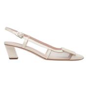 Stijlvolle Slingback Flats Roger Vivier , Beige , Dames