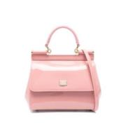 Kleine Sicily Tote Tas Dolce & Gabbana , Pink , Dames