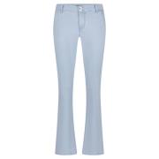 Chambray Bibette Stijlvolle Broek Red Button , Blue , Dames