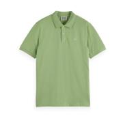 Kern Katoen Pique Regular Polo Scotch & Soda , Green , Heren