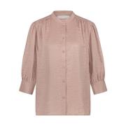 Eloise Blouse lange mouw Nukus , Pink , Dames