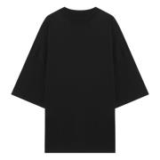 Korte mouwen ronde hals T-shirt Jil Sander , Black , Heren