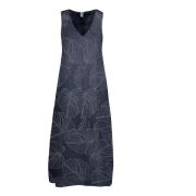 Mouwloze maxi-jurk BomBoogie , Blue , Dames