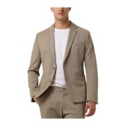 Beige Stijlvolle Heren Blazer Drykorn , Beige , Heren