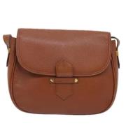 Pre-owned Leather shoulder-bags Yves Saint Laurent Vintage , Brown , D...