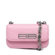 Pre-owned Leather balenciaga-bags Balenciaga Vintage , Pink , Dames