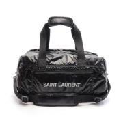 Pre-owned Canvas travel-bags Yves Saint Laurent Vintage , Black , Here...