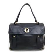 Pre-owned Cotton handbags Yves Saint Laurent Vintage , Black , Dames