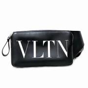 Pre-owned Leather crossbody-bags Valentino Vintage , Black , Dames