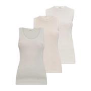 Driepak tops Jil Sander , Beige , Dames