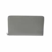 Pre-owned Leather wallets Balenciaga Vintage , Gray , Dames