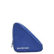 Pre-owned Leather balenciaga-bags Balenciaga Vintage , Blue , Dames