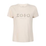 Vienna Grafisch T-shirt Zoso , Beige , Dames