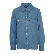 Iconische Western Blouse Levi's , Blue , Dames